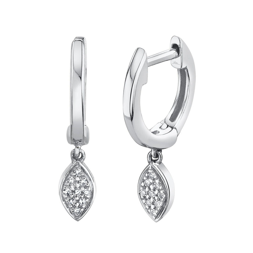 Shy Creation 0.04Ct Diamond Huggie Earring SC22007650