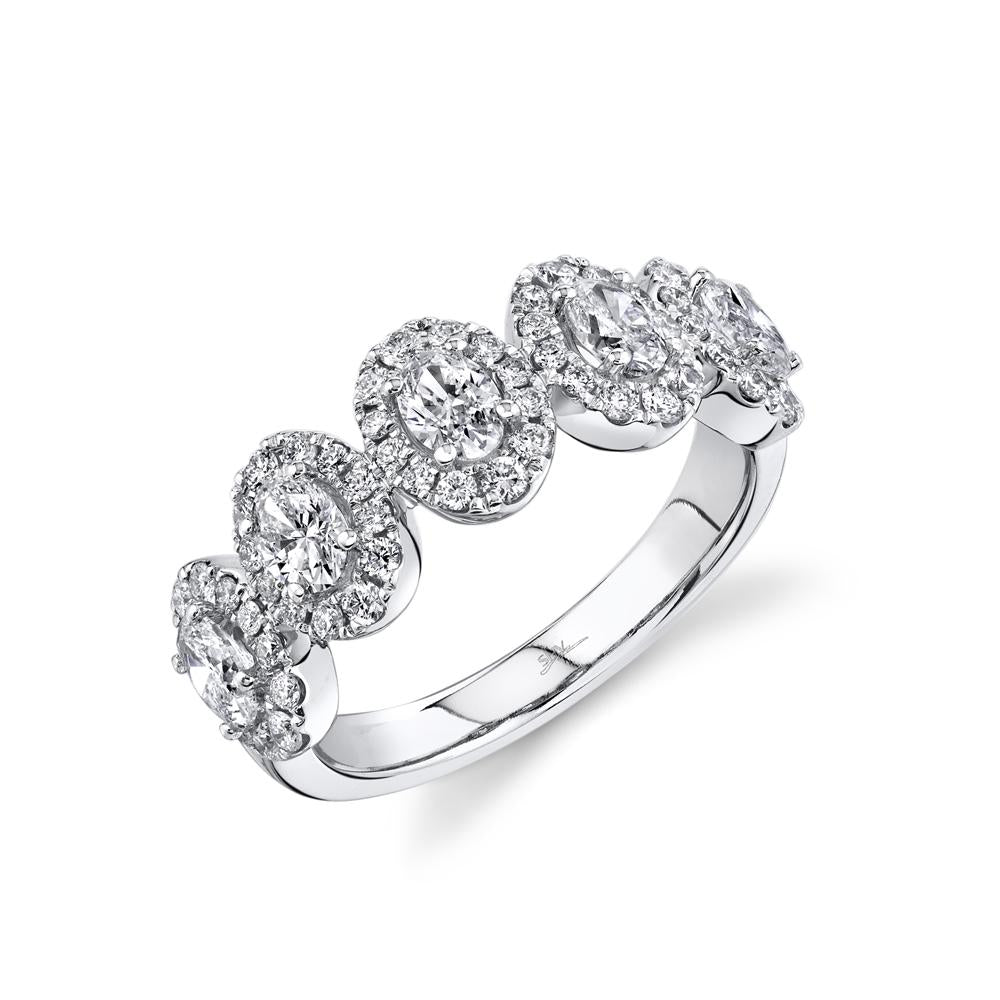 1.47CT DIAMOND OVAL BAND