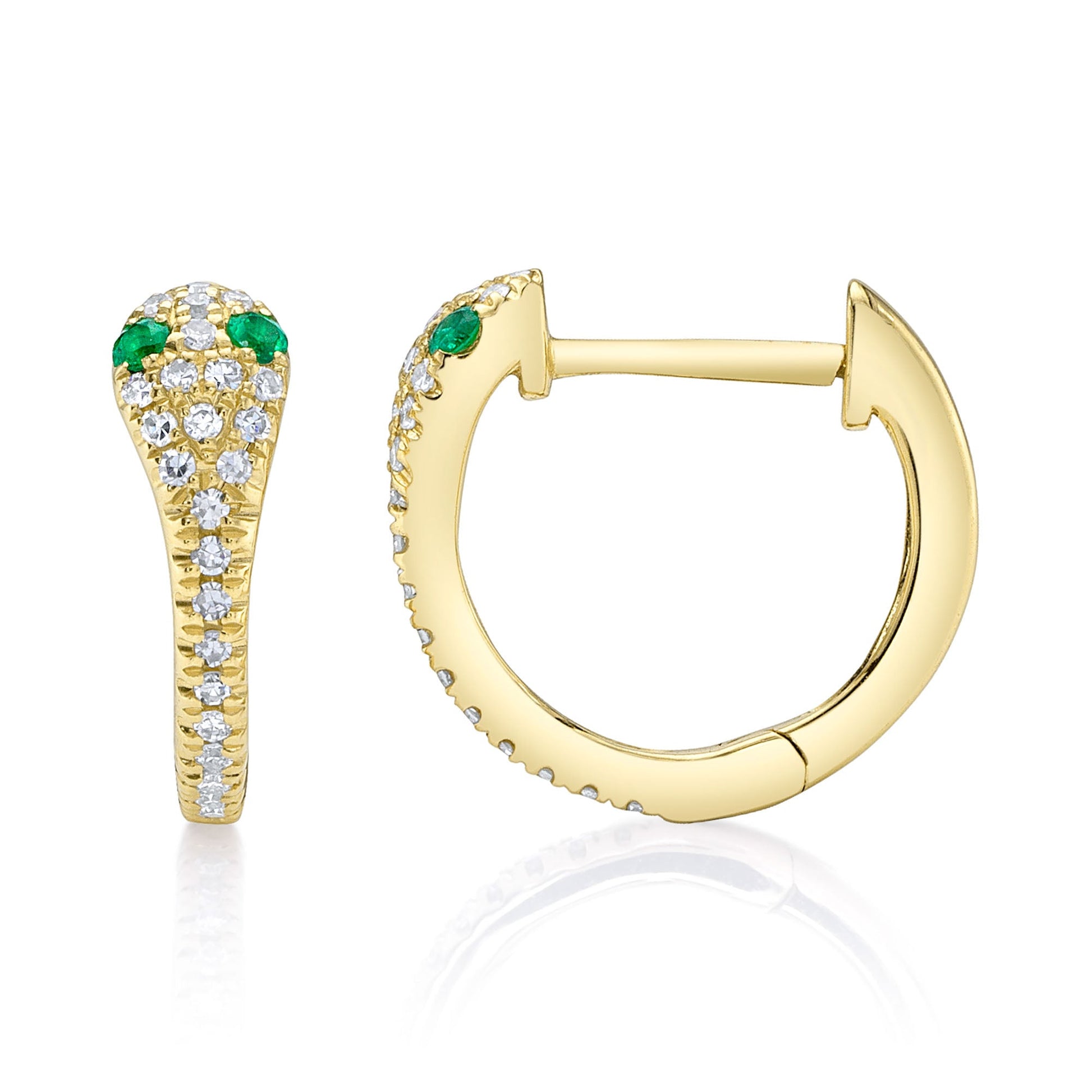 0-11ct-diamond-0-07ct-emerald-snake-huggie-earring