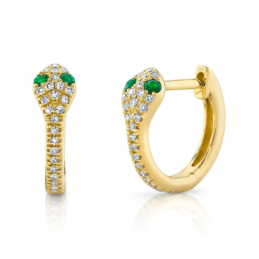 0-11ct-diamond-0-07ct-emerald-snake-huggie-earring