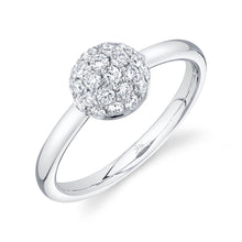 0.51CT DIAMOND PAVE CIRCLE RING