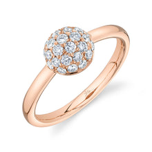 0.51CT DIAMOND PAVE CIRCLE RING