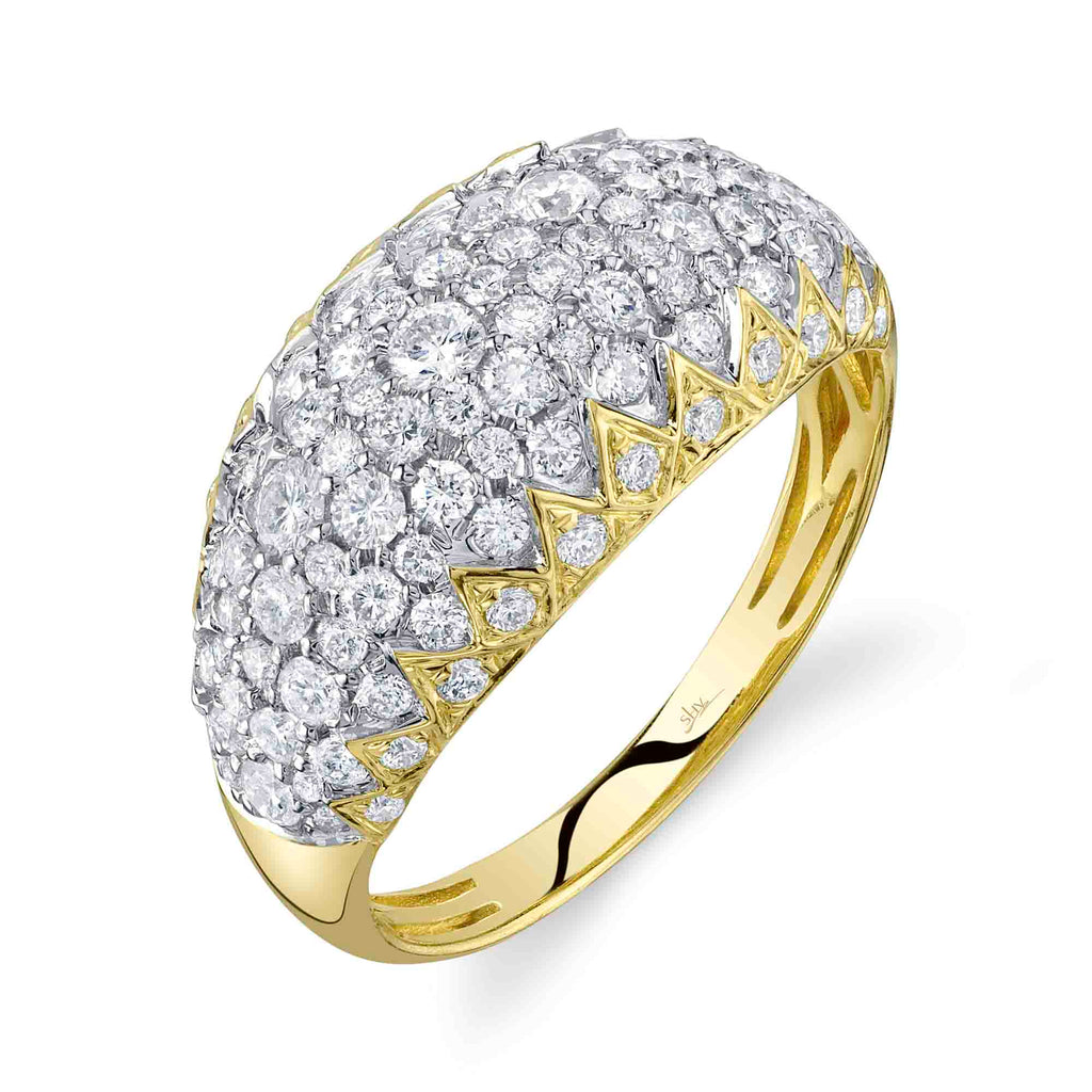 1.22CT DIAMOND PAVE RING
