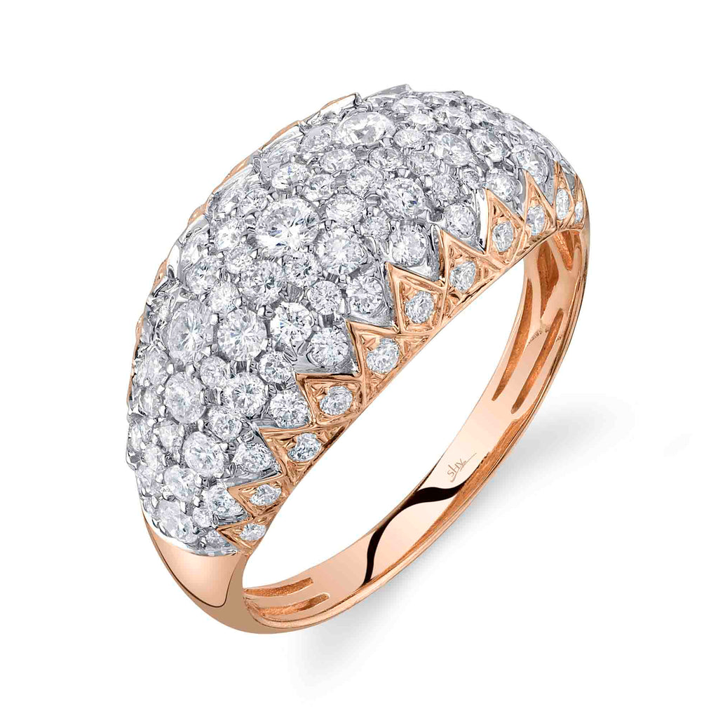 1.22CT DIAMOND PAVE RING