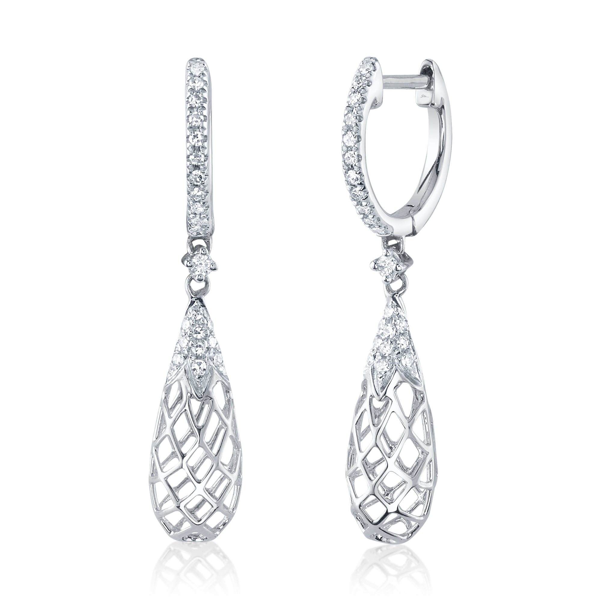 Shy Creation 0.12Ct Diamond Earring SC22009298
