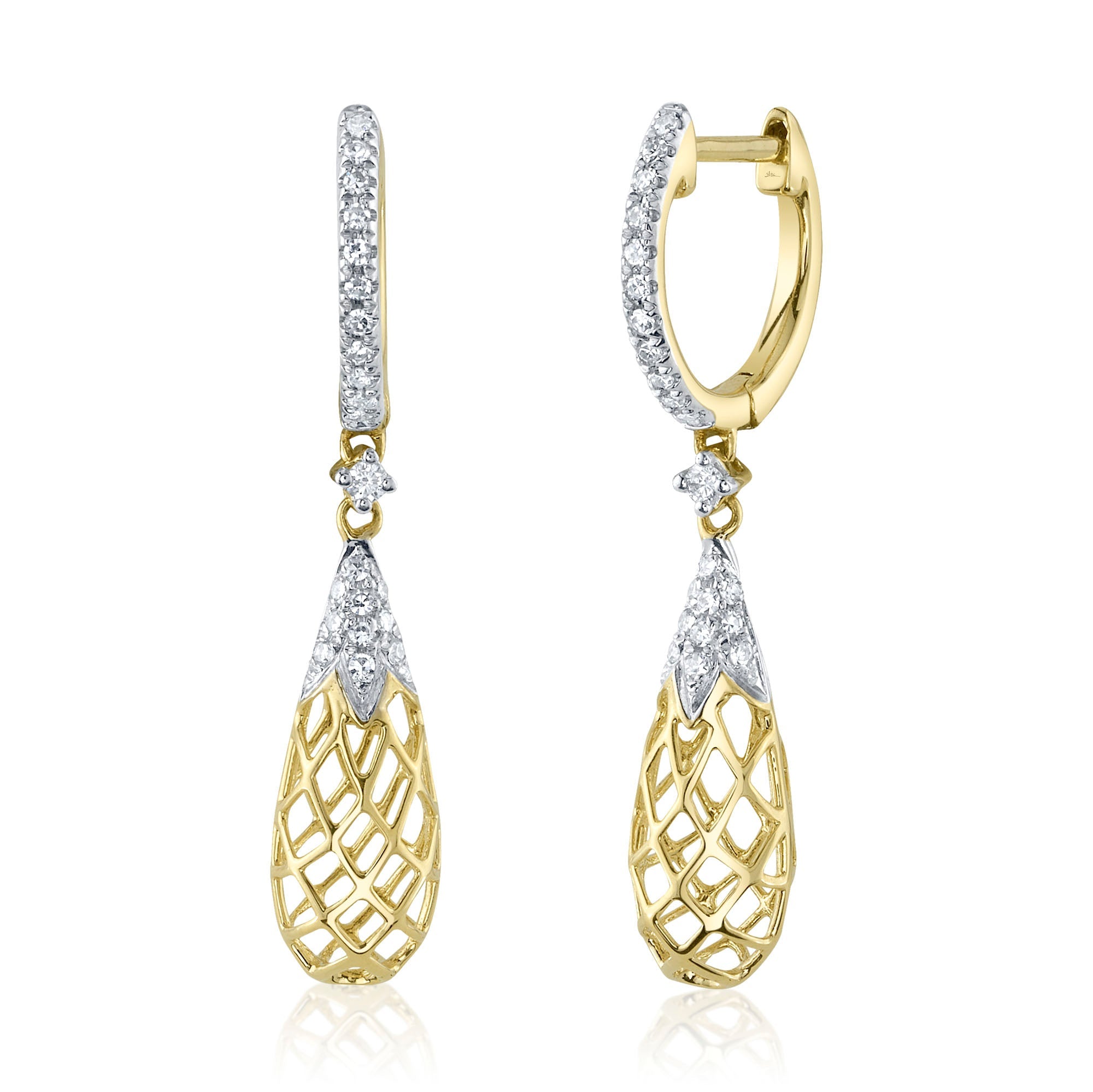 Shy Creation 0.12Ct Diamond Earring SC22009299RD