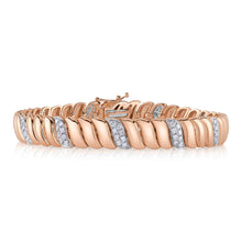 1.48CT DIAMOND RIBBED BRACELET