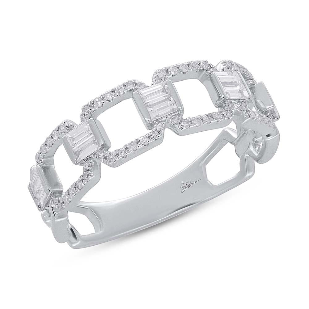 0.41CT DIAMOND BAGUETTE RING