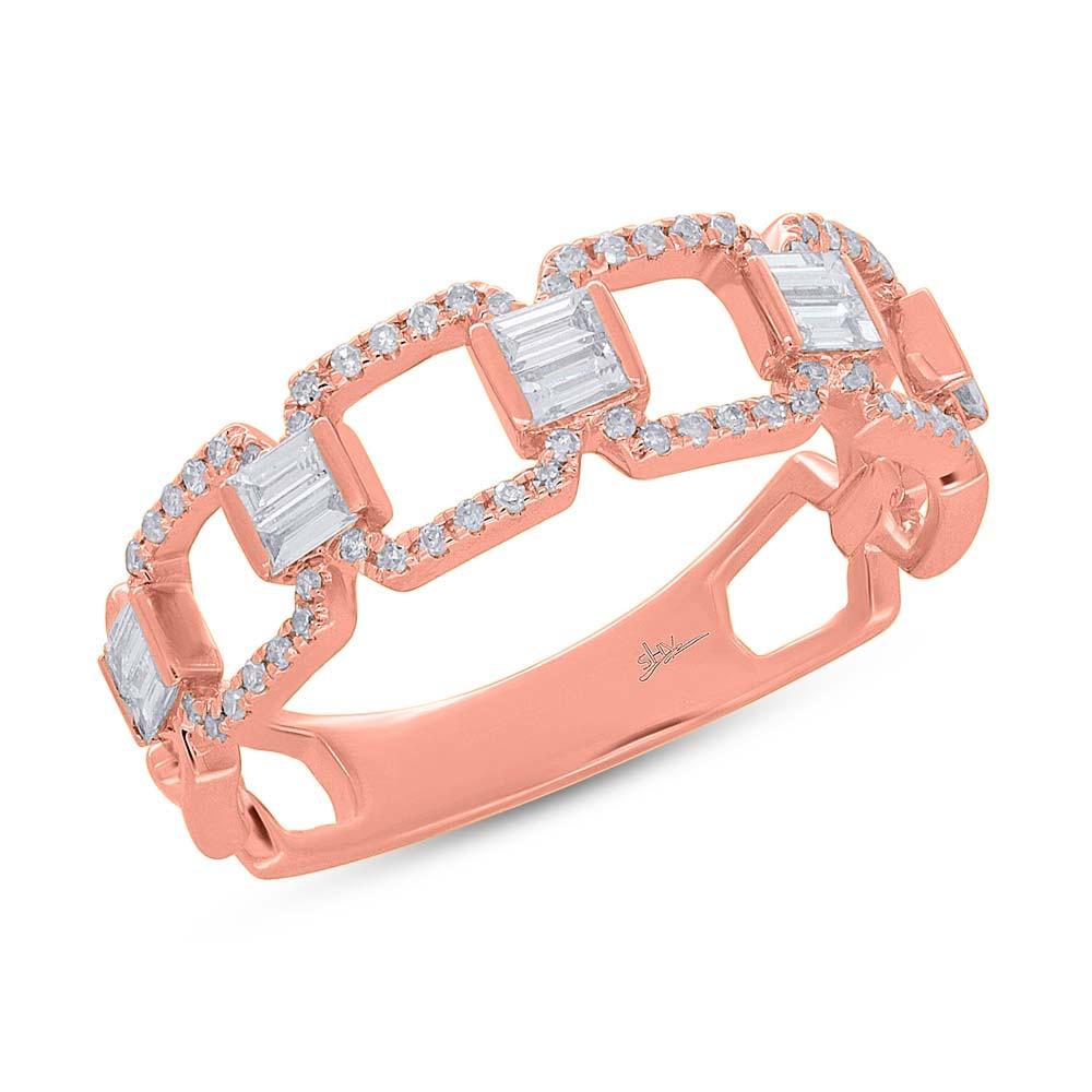 0.41CT DIAMOND BAGUETTE RING