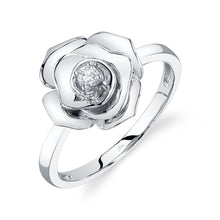 Shy Creation 0.07Ct Diamond Flower Ring SC36214959
