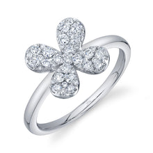 0.51CT DIAMOND FLOWER RING