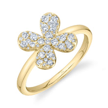 0.51CT DIAMOND FLOWER RING
