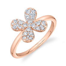 0.51CT DIAMOND FLOWER RING