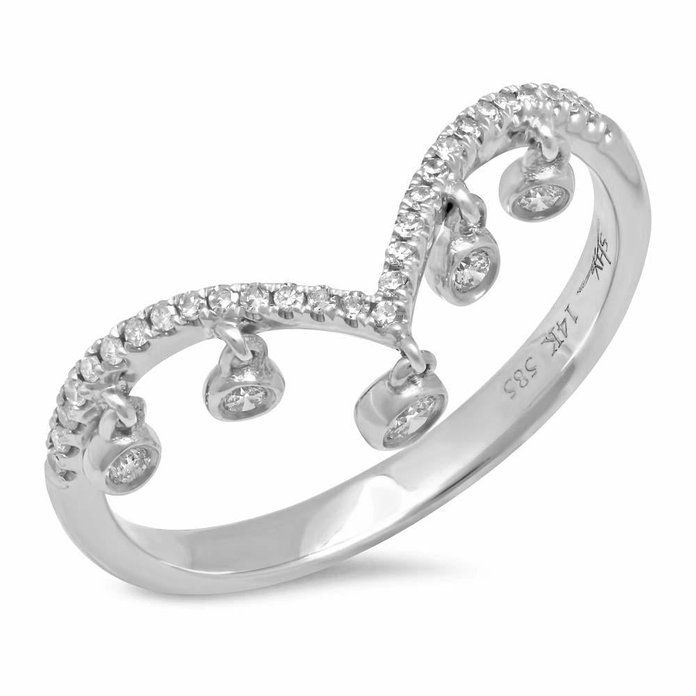 Shy Creation 0.19Ct Diamond Bezel Ring SC55001625