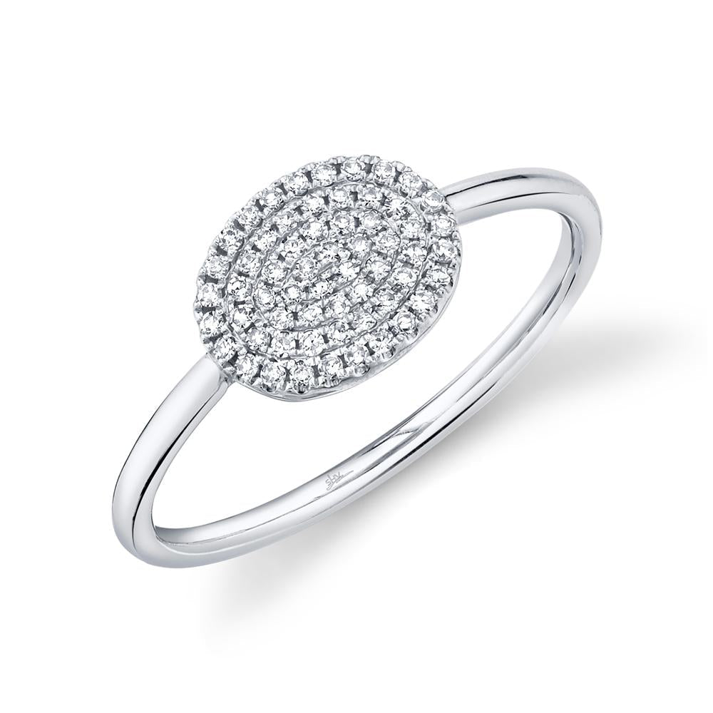 Shy Creation 0.17Ct Diamond Pave Ring SC55001947