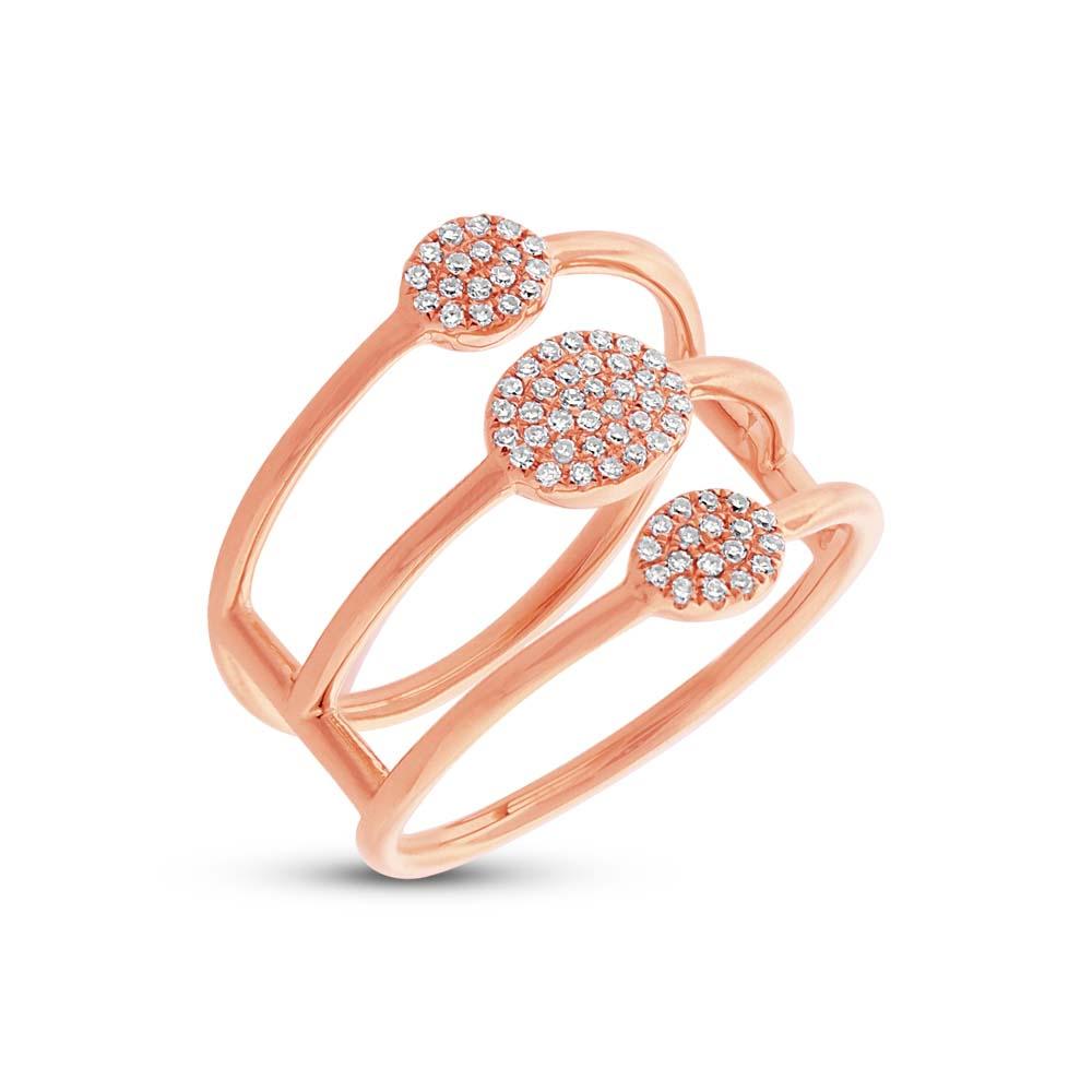 Shy Creation 0.20Ct Diamond Pave Ring SC55001973