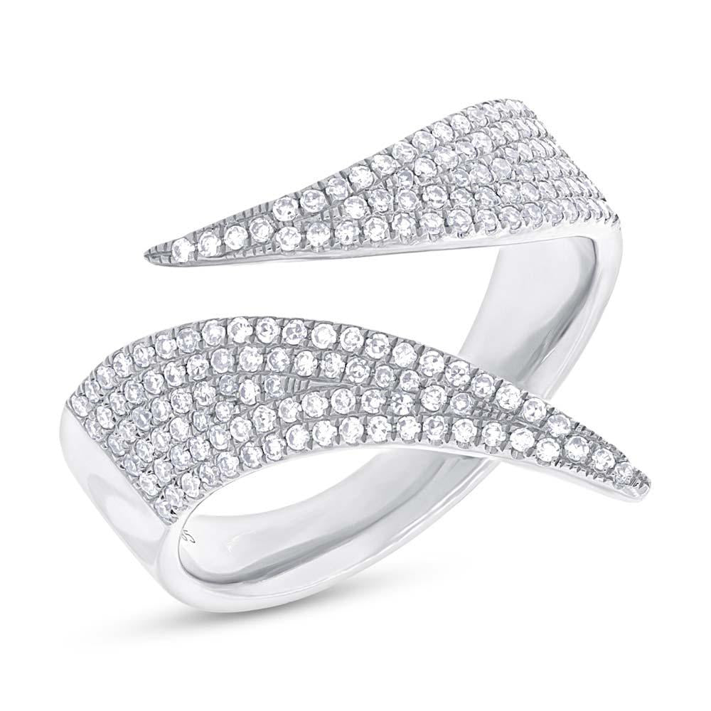 0.42CT DIAMOND PAVE RING