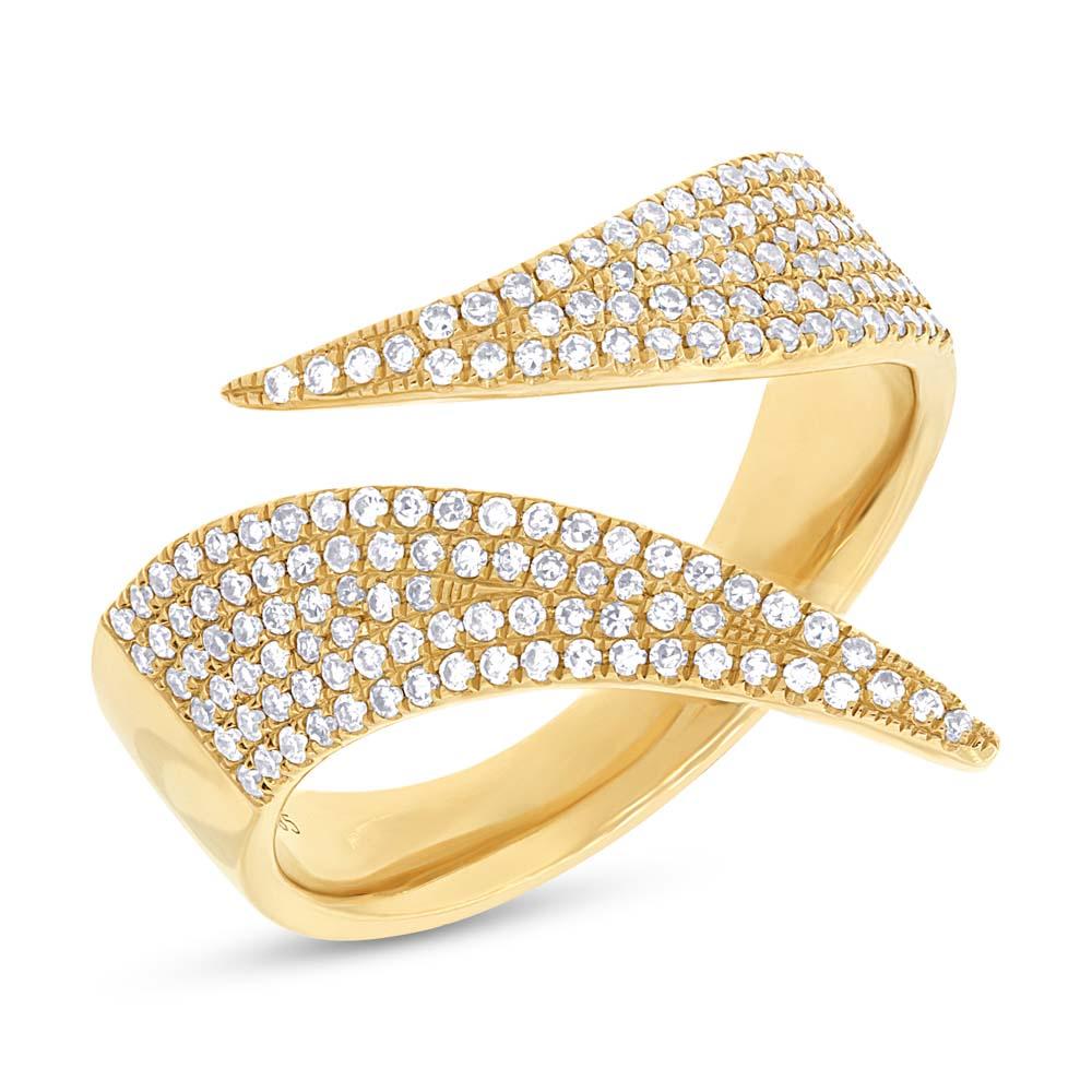0.42CT DIAMOND PAVE RING