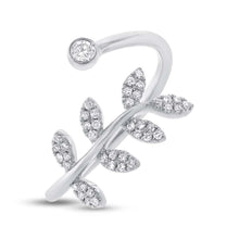 Shy Creation 0.20Ct Diamond Bezel Leaf Ring SC55002230