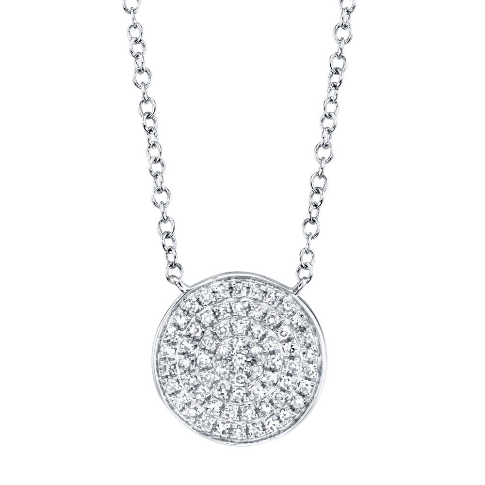 shy-creation-0-15ct-diamond-pave-circle-necklace-sc55002398