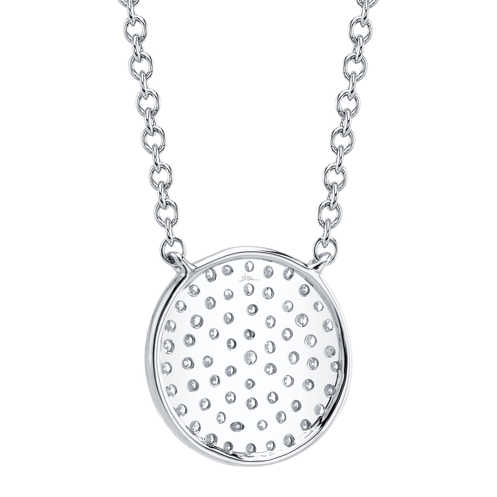 shy-creation-0-15ct-diamond-pave-circle-necklace-sc55002398