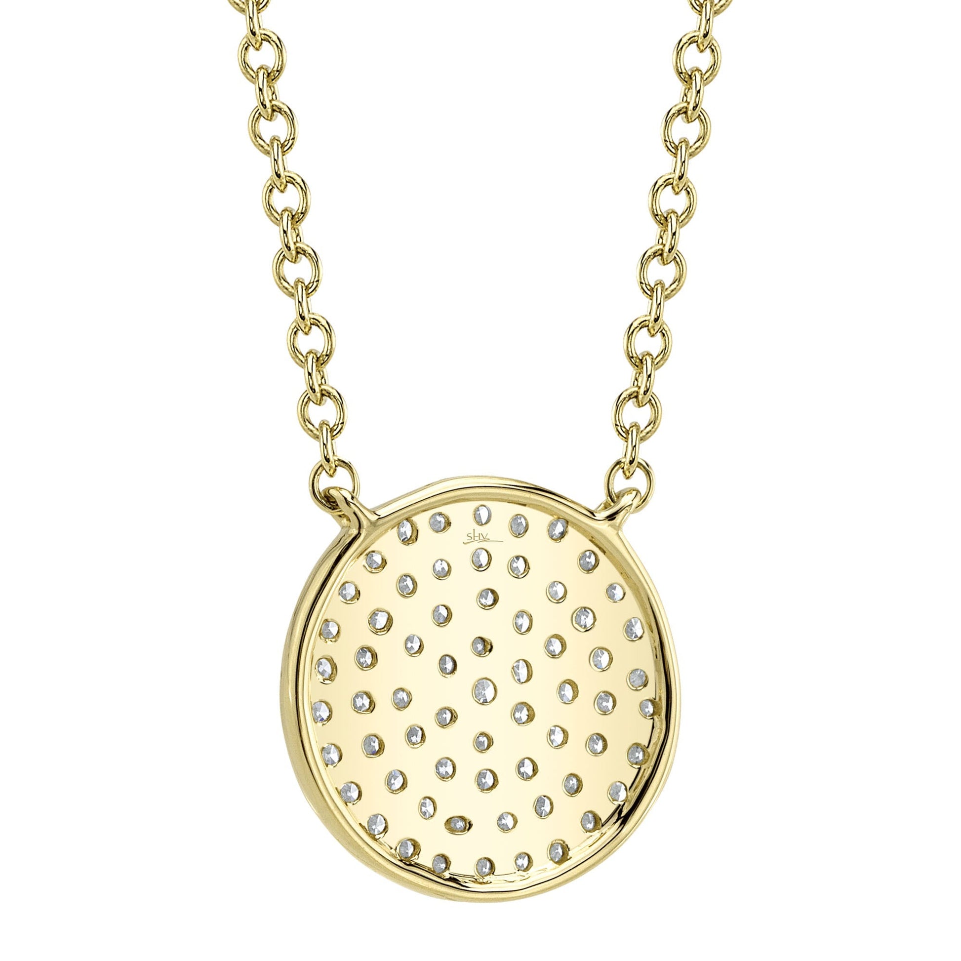 shy-creation-0-15ct-diamond-pave-circle-necklace-sc55002399