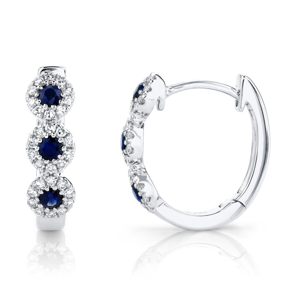 shy-creation-0-15ct-diamond-0-30ct-blue-sapphire-huggie-earring-sc55002530