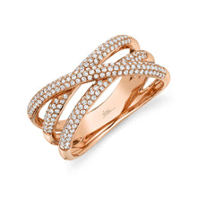 0.50CT DIAMOND BRIDGE RING