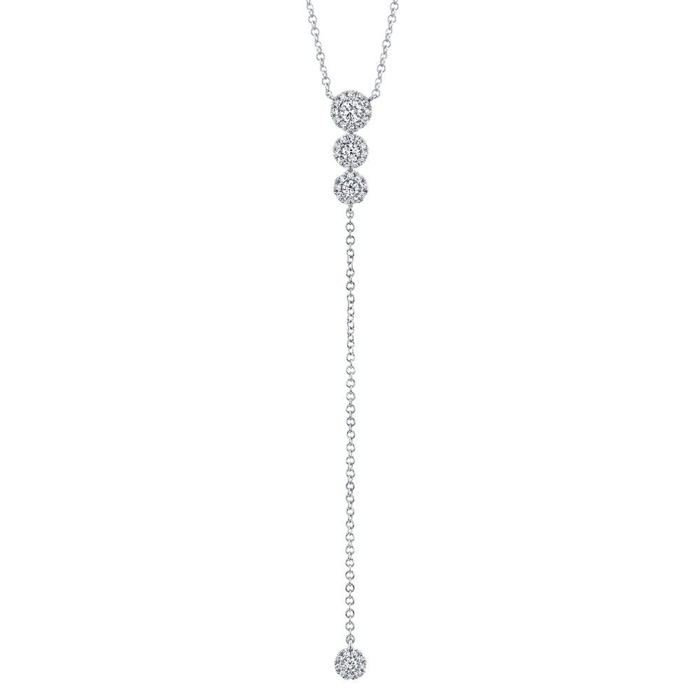 Shy Creation 0.29Ct Diamond Lariat Necklace SC55002606