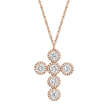 1.42CT DIAMOND CROSS NECKLACE