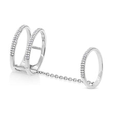 0.42CT DIAMOND CHAIN RING