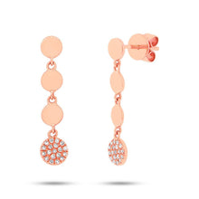 Shy Creation 0.11Ct Diamond Pave Circle Earring SC55002879