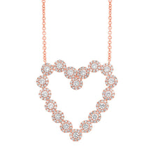 1.15CT DIAMOND HEART NECKLACE