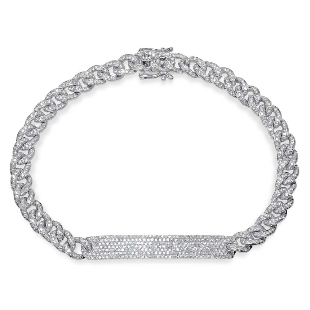 1.49CT DIAMOND PAVE LINK BRACELET