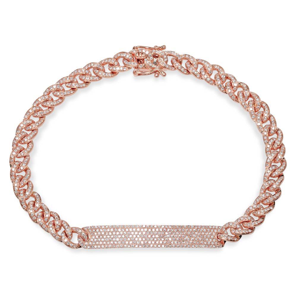 1.49CT DIAMOND PAVE LINK BRACELET