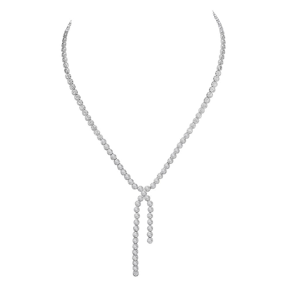 4.67CT DIAMOND LARIAT NECKLACE
