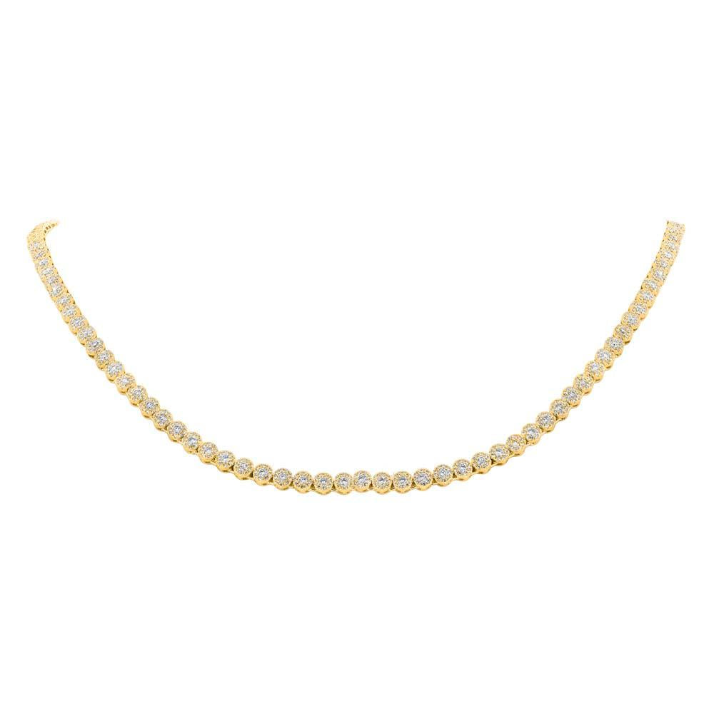4.99CT DIAMOND TENNIS NECKLACE