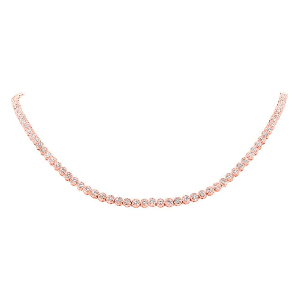 4.99CT DIAMOND TENNIS NECKLACE