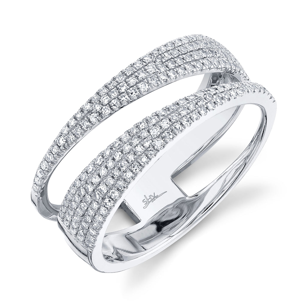 0.45CT DIAMOND PAVE RING