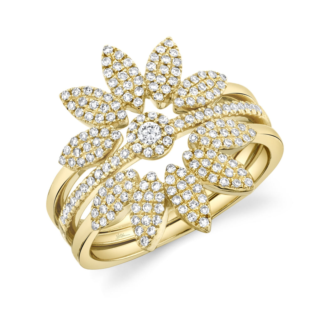 0.49CT DIAMOND RING 3-PC