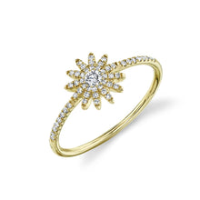 Shy Creation 0.20Ct Diamond Starburst Ring SC55004890