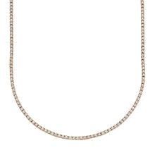 3.96CT DIAMOND TENNIS NECKLACE