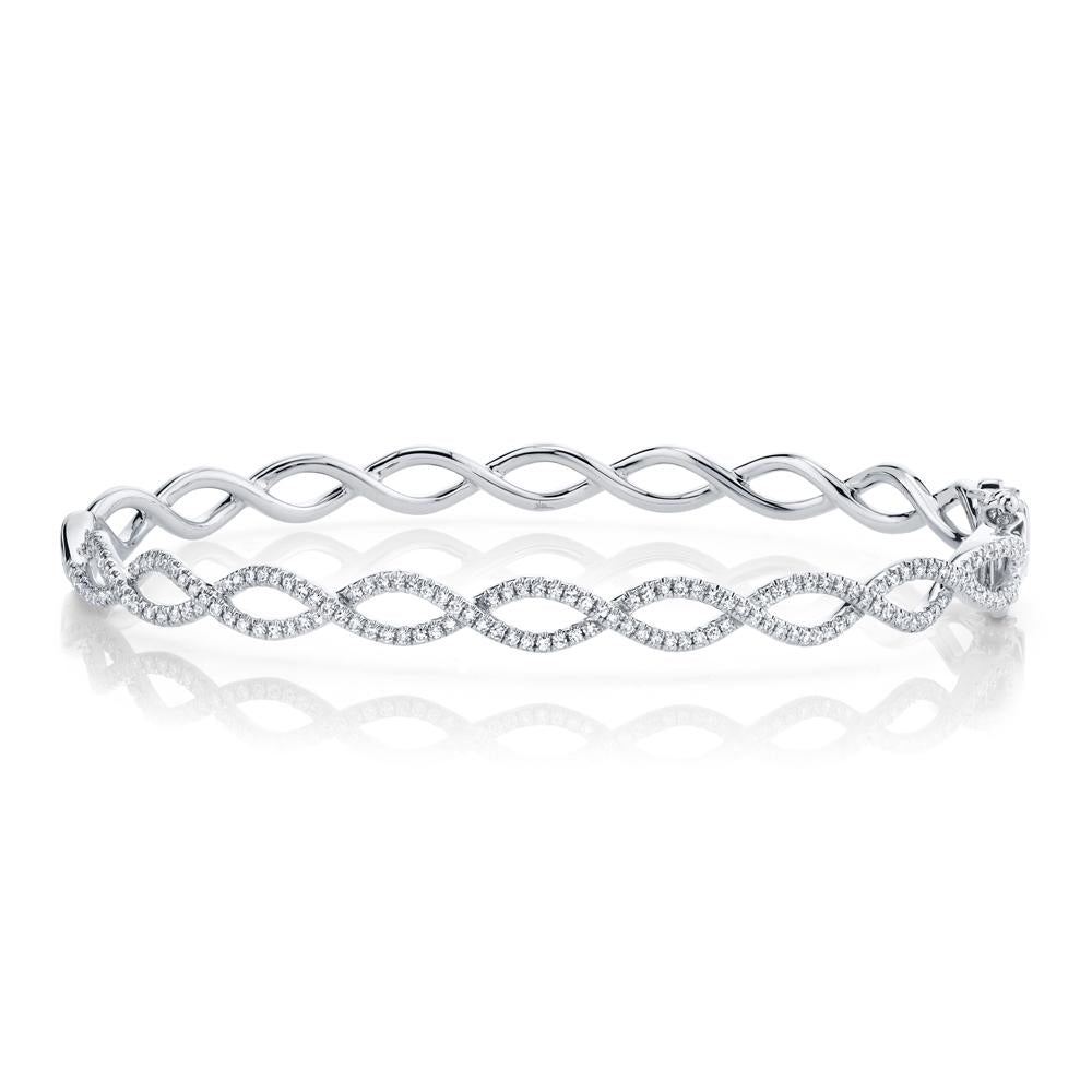0.46CT DIAMOND INFINITY BANGLE