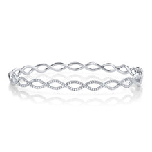 0.46CT DIAMOND INFINITY BANGLE