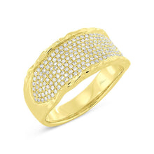 0.45CT DIAMOND PAVE RING