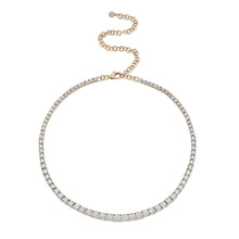 4.39CT DIAMOND TENNIS NECKLACE