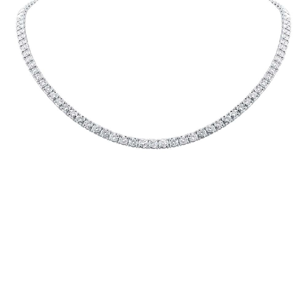 4.71CT DIAMOND TENNIS NECKLACE