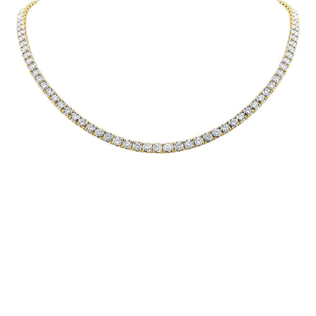 4.71CT DIAMOND TENNIS NECKLACE