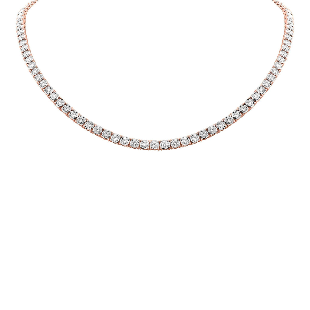 4.71CT DIAMOND TENNIS NECKLACE