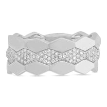 Shy Creation 0.17Ct Diamond Pave Ring 3-Pc SC55005334